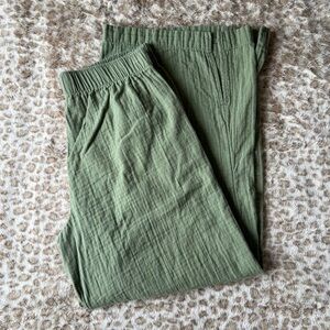 Old Navy Green Wide Leg Pants